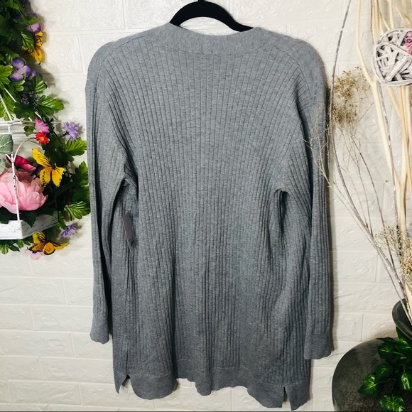 🌼3/$30🌼NWT SO Grey Open Cardigan Large - Picture 10 of 16